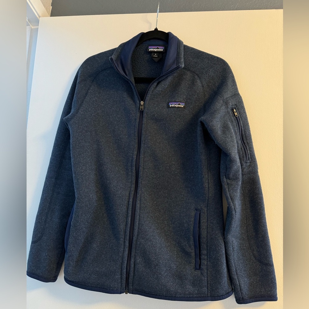 Full zip Patagonia navy blue